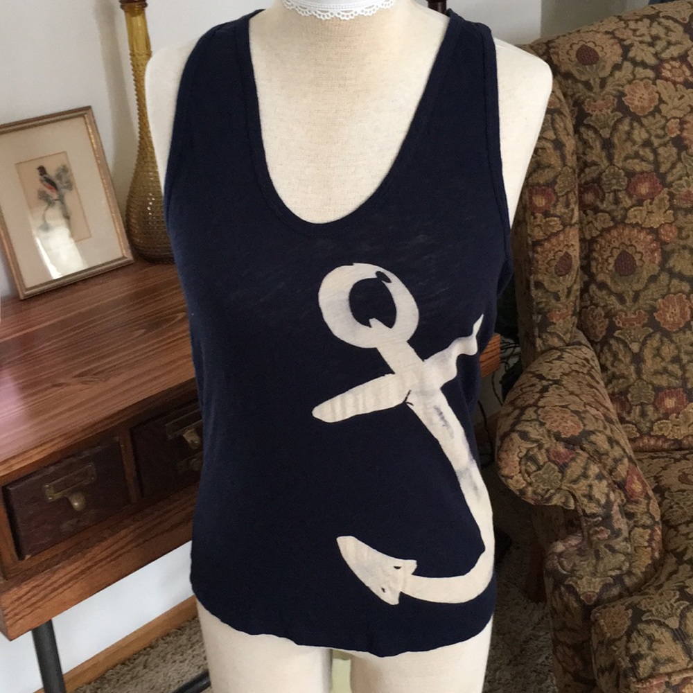 J Crew anchor tank top